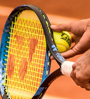 Tennis on a family holiday