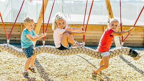 Kids on the play area